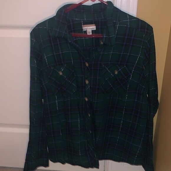 Croft & Barrow Button plaid shirt, xl - Picture 9 of 9
